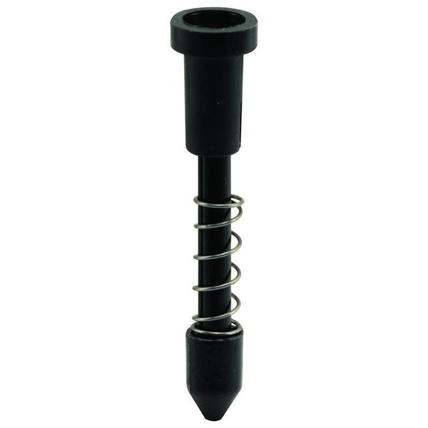 Make-2-Fit Screen Plunger Latch, Nylon, Black, For 38 in, 716 in Screen Frame PL 14666
